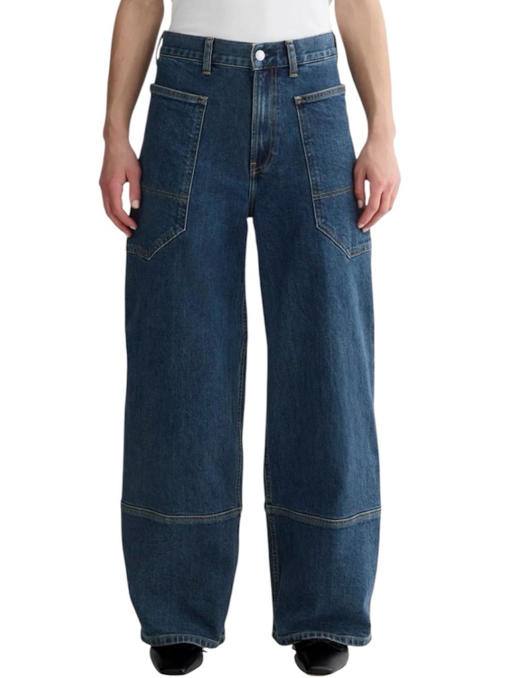 Everlane The Way High Gardener Wide Leg Utilitarian Jean NWT